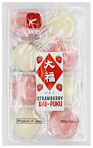 Kido Daifuku, Mochi (Strawberry & Cream), 200 g