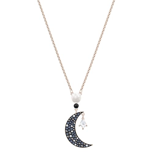 SWAROVSKI Symbolic Jewelry Collection, Blue Crystals, Black Crystals, Clear Crystals - Pendant Necklace - Multi-Colored