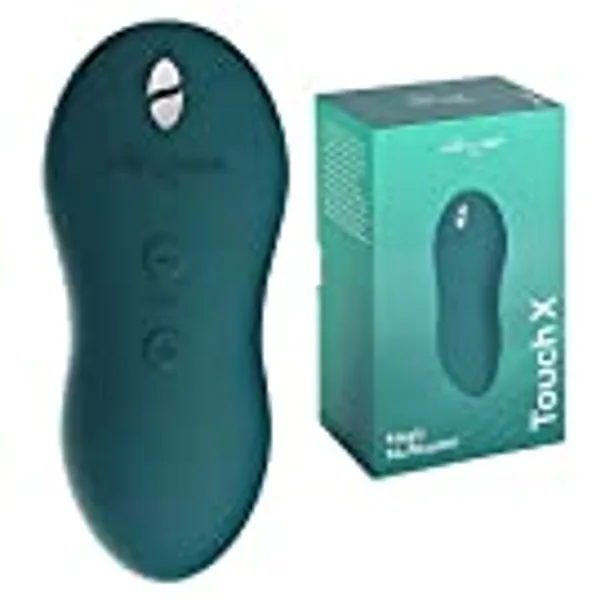 We-Vibe Touch X Mini Clitoral Vibrator Powerful Clitoris Massaging Toy Massager, Green Velvet