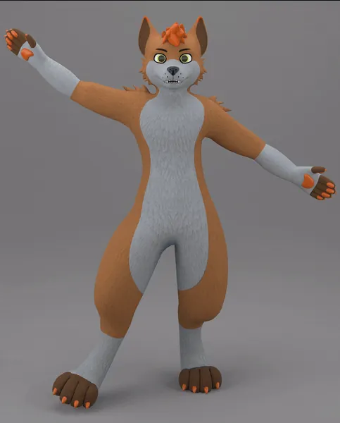 Taenine - Squeaky Canine Avatar (VRChat)