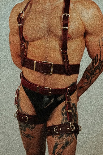 Thigh Cuff Suspenders - Primal Leather     