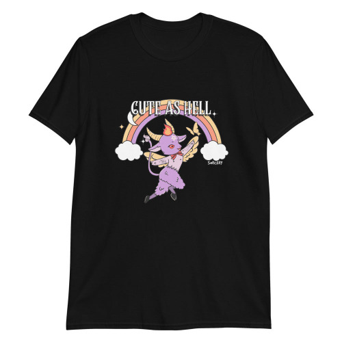 'Cute as Hell' Grunge Alt Short-Sleeve Unisex T-Shirt - S