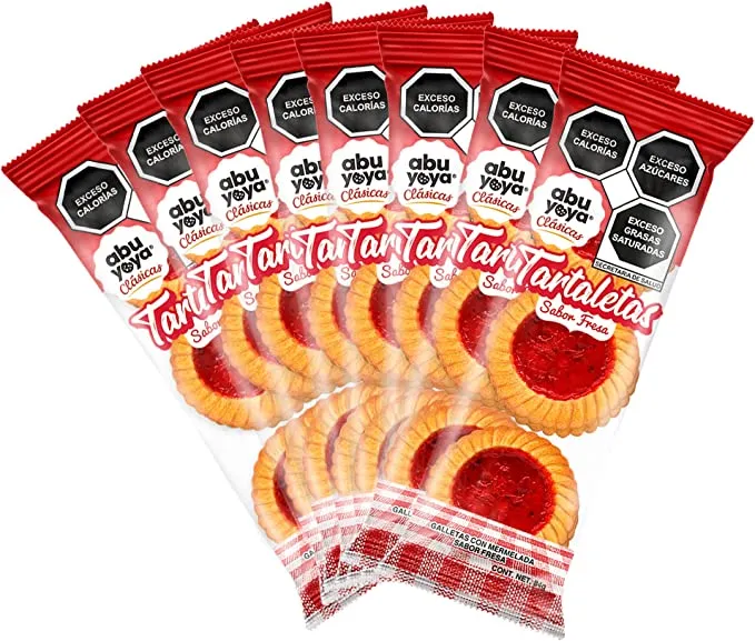 Tartaletas Stawberry Cookie 8 pack