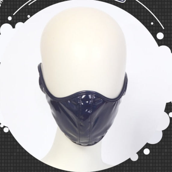 Soul Snatch | Parts: "I'm Toxic" PVC Face Mask - One size / Navy