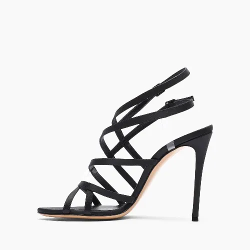 Julia Satin Cage  Sandals