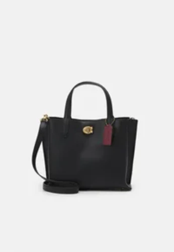 POLISHED WILLOW TOTE  - Shopping Bag - black