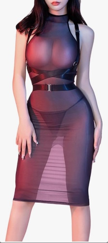 RUIBAVYA Bodystocking Dress 