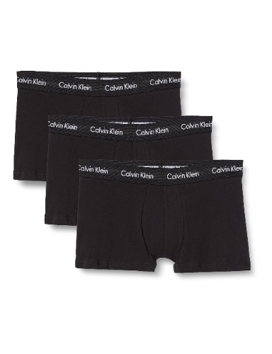 Calvin Klein Lot de 3 Boxers Homme 3 PK Low Rise Trunk avec Stretch