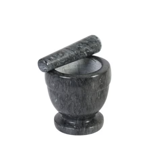 Verka Marble Mortar and Pestle, Dark Grey, Mortar Pestle, 4 Inch - Walmart.ca