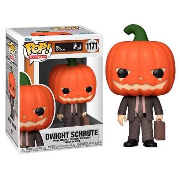 Funko Pop! TV: The Office - Dwight with Pumpkinhead Multicolor