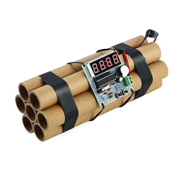 Film Props for Movie Gag Gift Joke, Prank Dynamite Kit for Kids Pretend Explosive Toy, Fake Dynamite Weapons Military Army Role Play Toy for Halloween Christmas Decorations