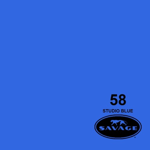 Savage Seamless Background Paper 86" x 36' Roll | #58 Studio Blue