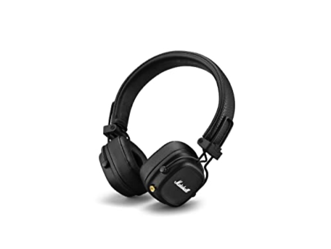 Marshall Major IV On-Ear Bluetooth Headphone, Black - Black - Standard - Classic