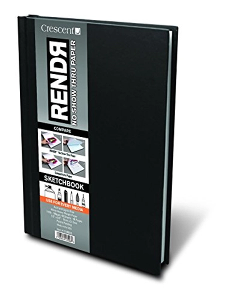 Crescent Creative Products 12-00010 5.5 8.5-Inch RENDR Hardbound Sketchbook, 5.5" x 8.5"