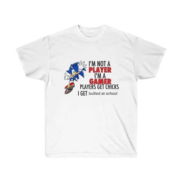 I’m Not A Player I’m A Gamer Players Get Chicks I Get Bullied At School - Meme shirt - Funny T shirt