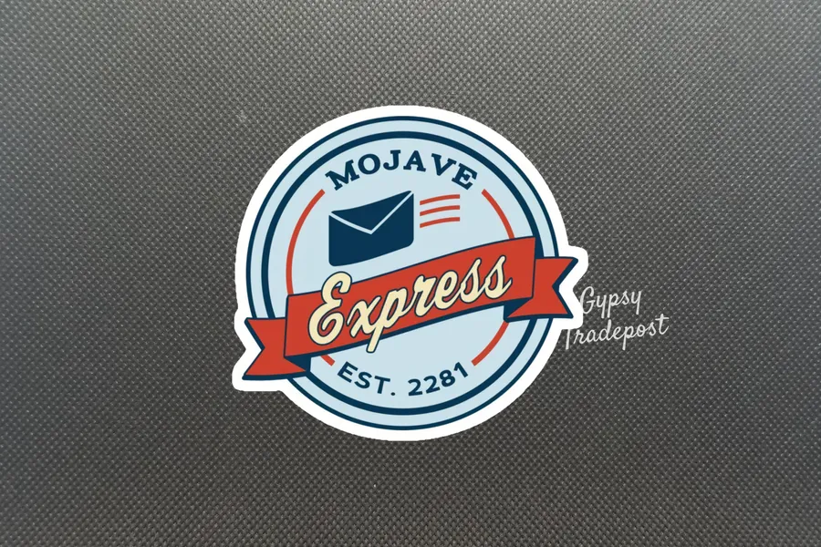 Gamer Stickers: Mojave Express | Water bottle Sticker | Waterproof Sticker | Laptop Sticker | Vinyl Sticker | Art |Decal |