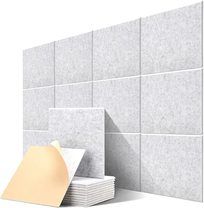 Juego de 12 Paneles Acústicos Para Estudio de Grabación