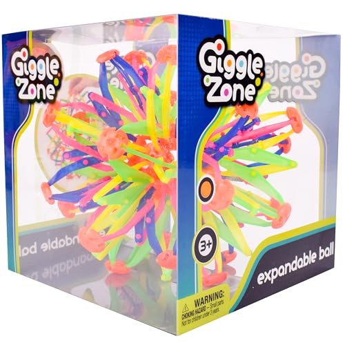 Sunny Days Entertainment Expandable Ball – Breathing Toy Sphere for Kids & Adults – Expands from 6.5’’ to 13"