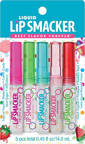 Lip Smacker Liquid Lip Gloss Friendship Pack, 5 Count - Friendship - 0.09 Fl Oz (Pack of 5)