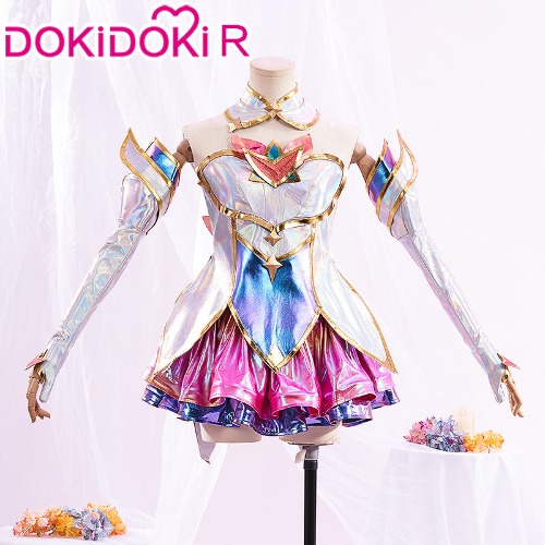 【Ready For Ship】DokiDoki-R Game League of Legends Cosplay  Kaisa Costume Women Star Guardian LOL | S-Ready For Ship
