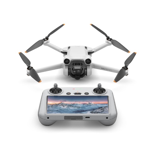 DJI Mini 3 Pro (con DJI RC), drone pieghevole e leggero, 4K/60 fps, 48 MP, 34 minuti di volo, meno di 249 g, aggiramento degli ostacoli anterioreosteriorenferiore, RTH, drone per principianti
