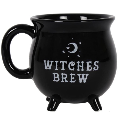 Witches Brew Cauldron Mug - 1 Count (Pack of 1) Black