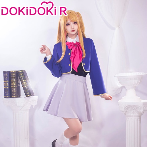 【Ready For Ship】【Size XS-2XL】DokiDoki-R  Anime Oshi no Ko Cosplay Hoshino Rubii Costume Uniform / Hat Arima Kana | Costume Only-M