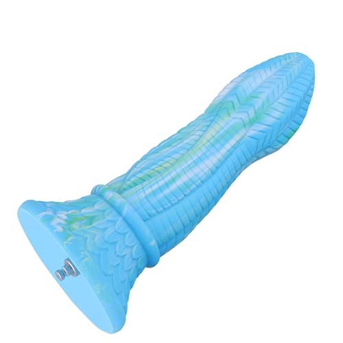 Hismith 9.85” Silicone Dildo with KlicLok System, 8.72” Insertable Length Dong with KlicLok System, 9-Head Snake, L Size