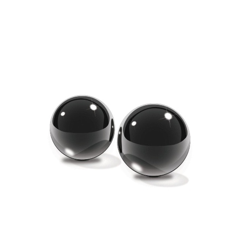 Pipedream® Fetish Fantasy Series® Black Glass Ben Wa Balls - Medium