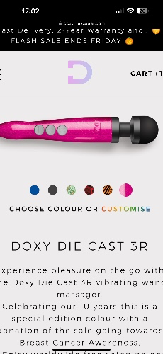Doxy Die Cast 3 Rechargeable - Hot Pink | Health | Superdrug