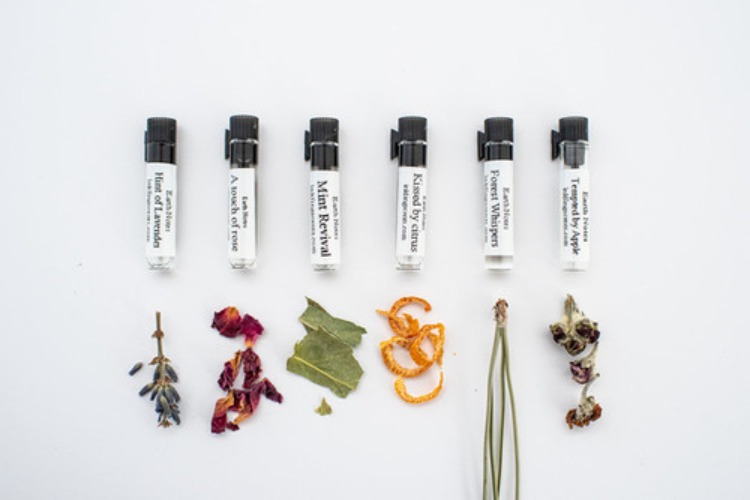 Sample pack of 6 Earth notes scents