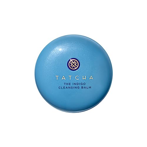 TATCHA The Indigo Cleansing Balm | Gentle Moistuirizing Cleanser, Fragrance-Free, Buttery-Soft Balm that Melts to Gently Cleanse & Remove Makeup | 1.9 oz