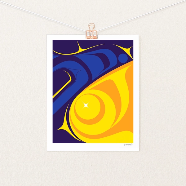 Gift of Daylight | Northwest Coast Native American Art | Alaska Native Print by Tlingit Artist Nick Alan Foote