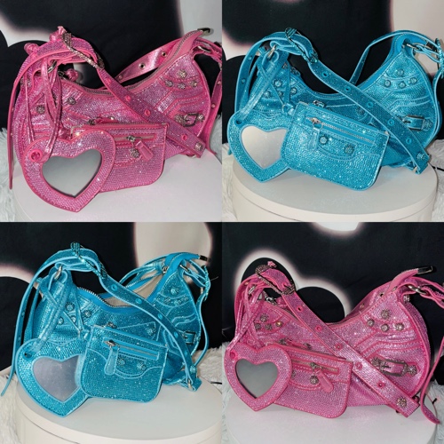 Iced Out money bag purse | Blue