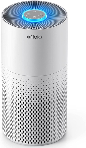 Afloia- Air Purifier for Home Smokers 99.99% Effective, 22db |True H13 HEPA Medical Grade Filter Air Cleaner Removing Allergies, Odor Dust and Pollen for Bedroom And Office, With 7 Color Night Light