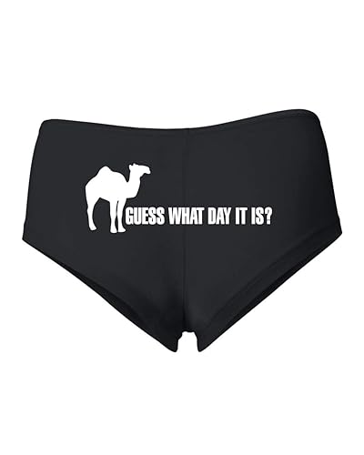 Wild Bobby Cum in Me Daddy Sexy Naughty Slutty Women's Cotton Spandex Booty Shorts - Large - Black-guess