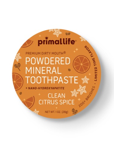 Limited Edition Clean Citrus Spice Toothpowder - 1 OZ./3 MONTH