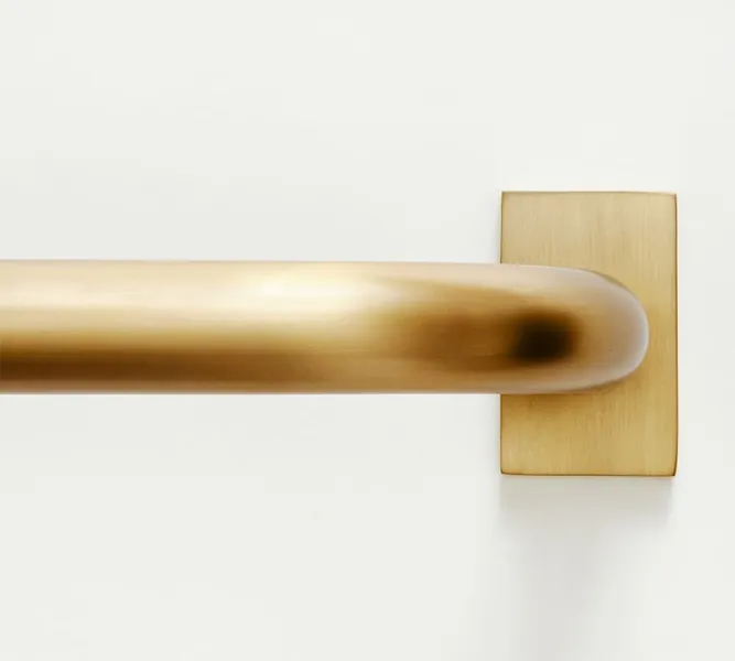 Gold Curtain Rod for Living Room