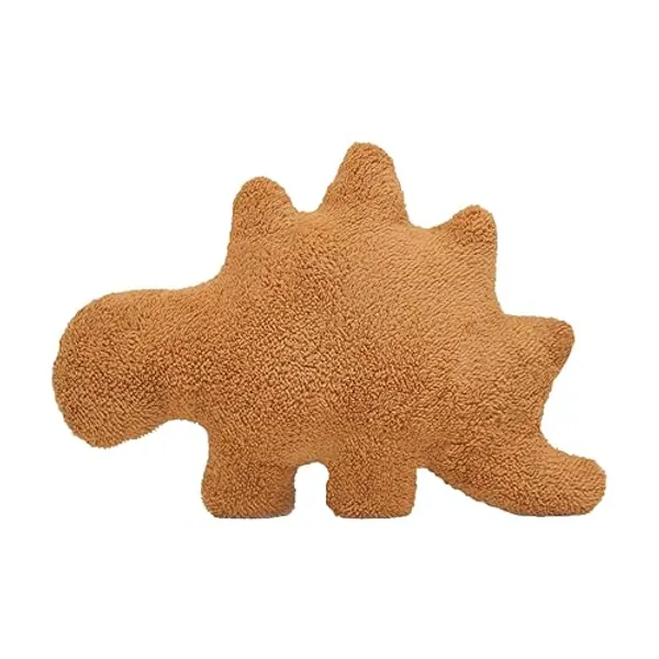 TVVPGG Dino Nugget Plush,18 in Dino Nugget Pillow Stuffed Toy, Funny Dino Chicken Nuggets Pillow Gifts for Kids Adults Girlfriend Christmas - Stegosaurus - Small