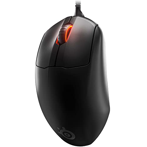 SteelSeries Esports FPS Gaming Mouse – Ultra Lightweight – Prime + Edition – 5 Programmable Buttons – 18K CPI TrueMove Pro Sensor – Magnetic Optical Switches – Customization - RGB Lighting – PC/Mac - Wired - Prime+