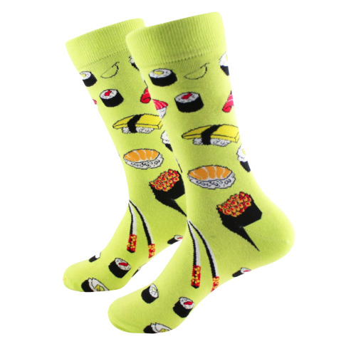 Sushi Socks Crew from the Sock Panda (Two Sizes) - Large