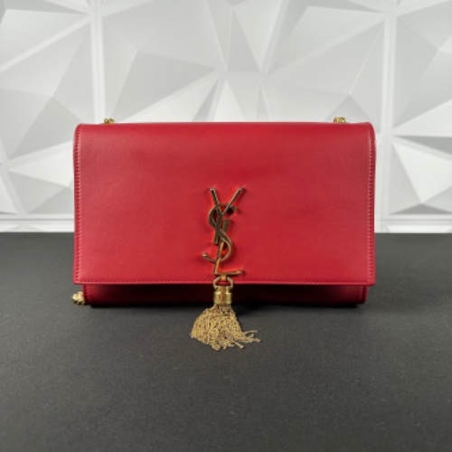 Saint Laurent Small Kate Soft Leather Chain Bag