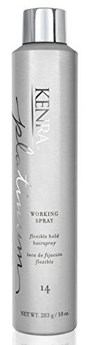 Kenra Platinum Working Spray 14 | Flexible Hold Hairspray | All Hair Types - 80% VOC - 10 Ounce (Pack of 1)