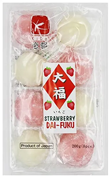 Kido Daifuku, Mochi (Strawberry & Cream), 200 g