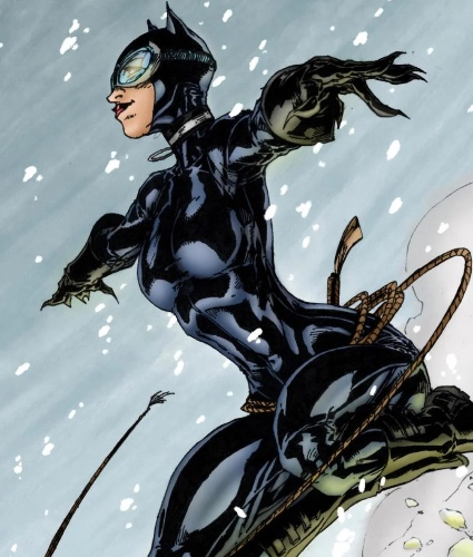 Catwoman cowl and goggles