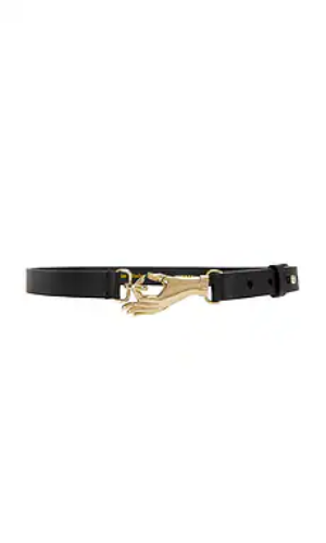Vivetta Belt With Hand Closure in Black from Revolve.com