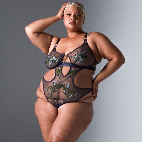 Cirsi Bodysuit - Denim | Denim / 2X/3X