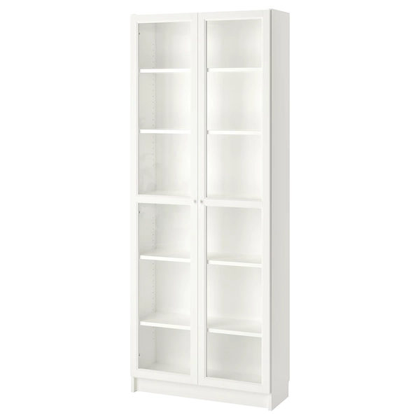 BILLY / OXBERG Bookcase - white 80x30x202 cm
