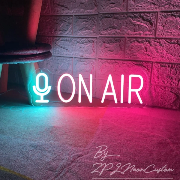 On Air Neon Sign Custom Neon Sign Live Streaming Recording Led Light Sign Led Decor Studio Bedroom Game Room Wall Decor Personalized Gifts - Etsy Poland