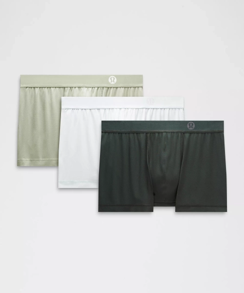 Caleçon athlétique Always In Motion 8 cm *Trio - Rainforest Green/Fog Green/Ocean Air - P